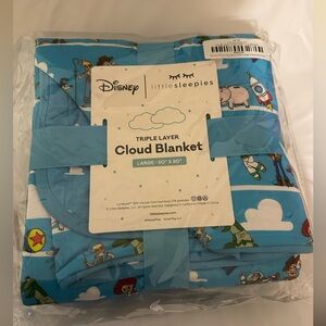 Little Sleepies Blue Toy Story Large Cloud Blanket
